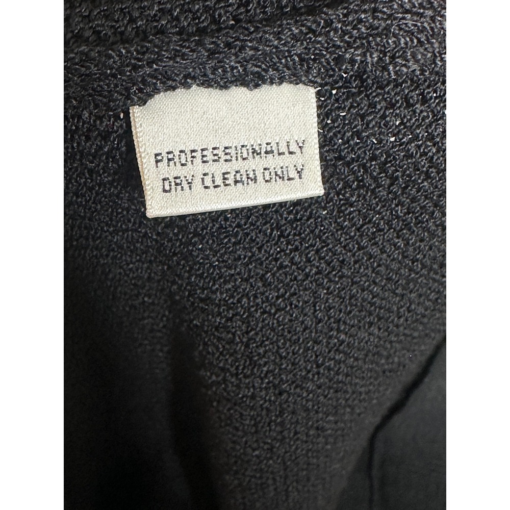 St. John Basics Knit Skirt 6 Navy Blue Santana Knit Elastic Waist Pencil Career - Picture 4 of 6